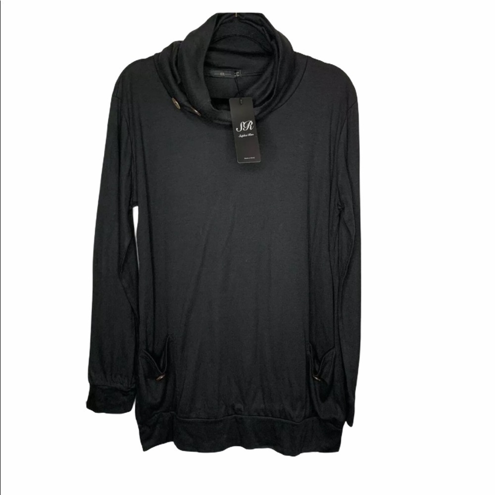 New Sophie Rue Womens Cowl Neck Tunic Top XXL